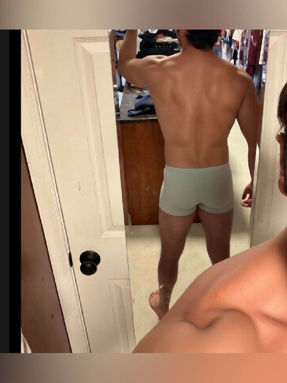 Men's Lightweight Blueish White Boxer Briefs - Ron Dorff M - Picture 4 of 4